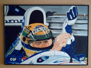 Adieu Senna 1994 (schilderij)