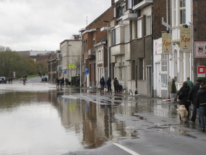 06) Overstroming kanaal aan Suikerkaai
