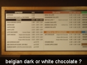 belgian dark or white chocolate ?