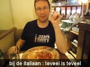 bij de italiaan : teveel is teveel