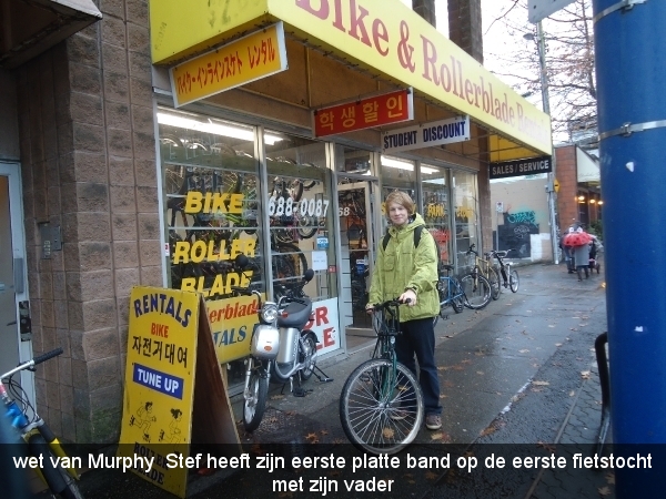 wet van Murphy  zijn eerste platte band