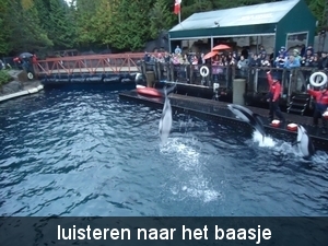 luisteren naar het baasje