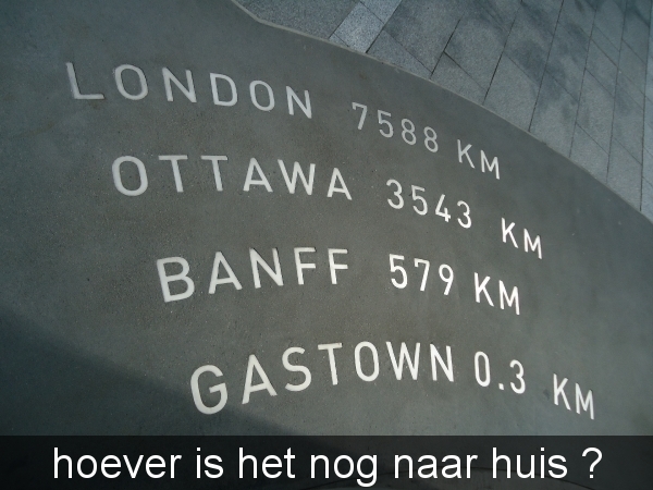 hoever is het nog naar huis ?