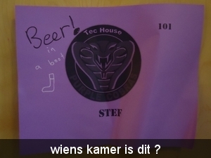 wiens kamer is dit ?