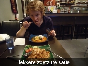 lekkere zoetzure saus