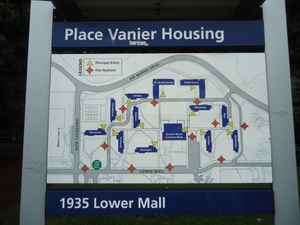 vanier park aan de lower mall