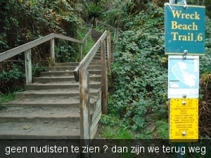 geen nudisten te zien ? dan zijn we terug weg