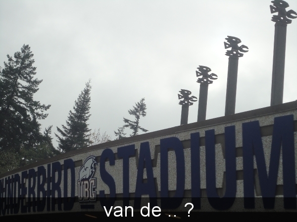 van de .. ?