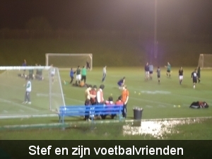 Stef en zijn voetbalvrienden