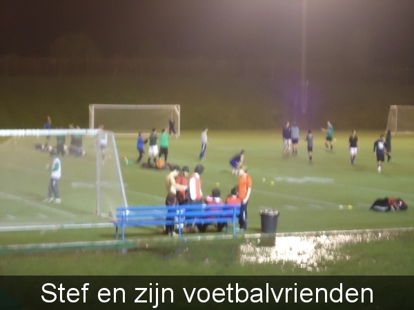 Stef en zijn voetbalvrienden