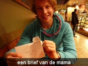 een brief van de mama