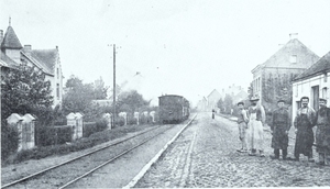 tram aan villa's