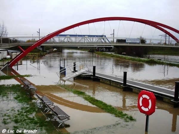 Denderleeuw overstroming wateroverlast