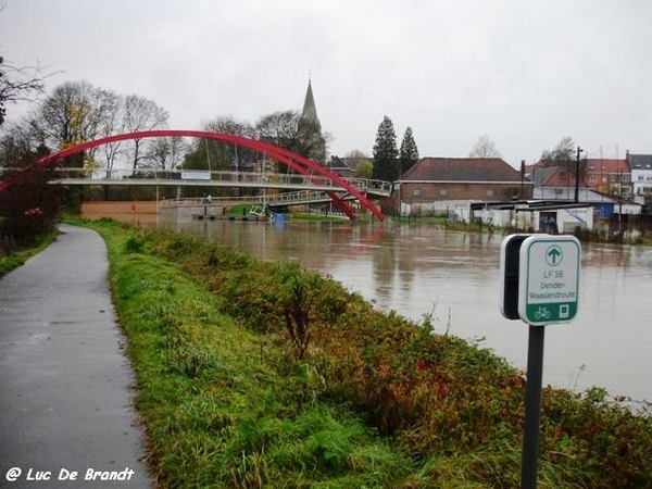 Denderleeuw overstroming wateroverlast