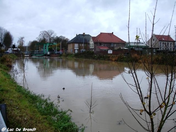 Denderleeuw overstroming wateroverlast