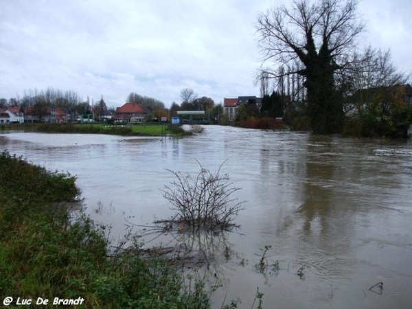 Denderleeuw overstroming wateroverlast