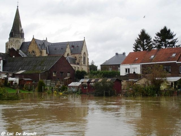 Denderleeuw overstroming wateroverlast