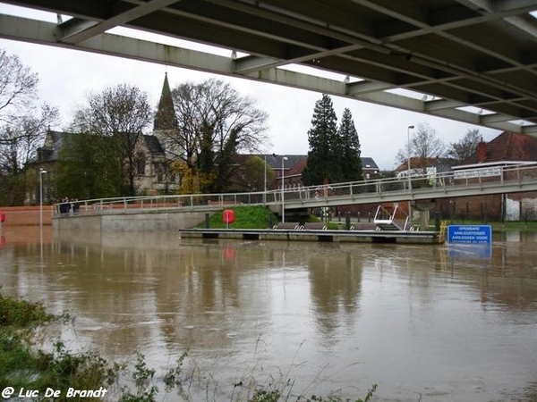 Denderleeuw overstroming wateroverlast