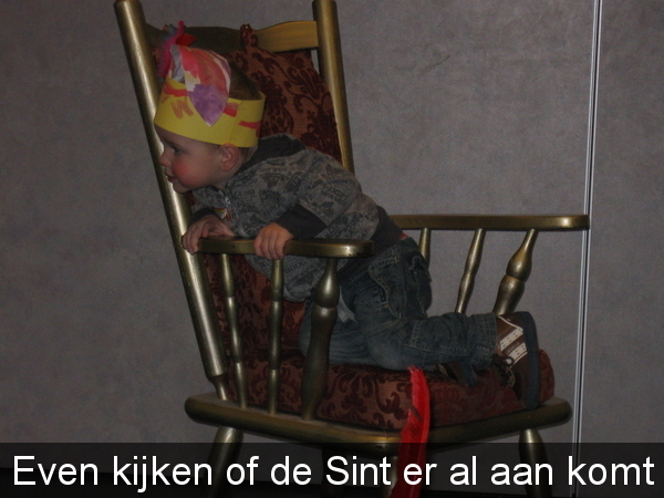 Even kijken of de Sint er al aan komt