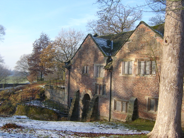 De oude watermolen te Dunham Massey
