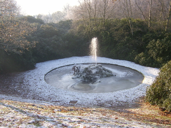 Fontein van ijs, Dunham Massey