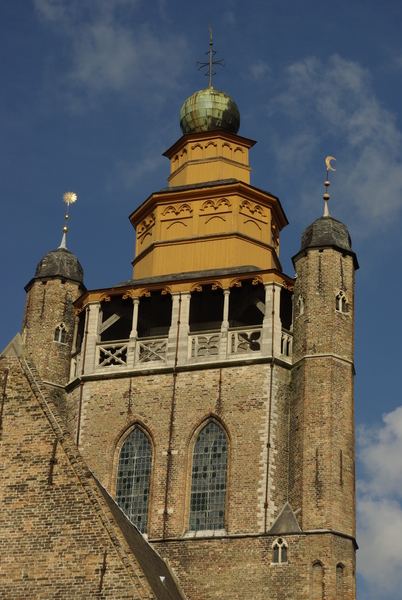 Een dichtere gezicht van de toren