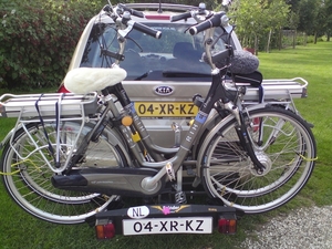 fietsen op drager