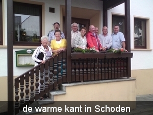 Schoden warme kant op trap