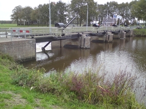 achterzijde stuw