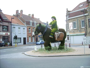 paard in buxus