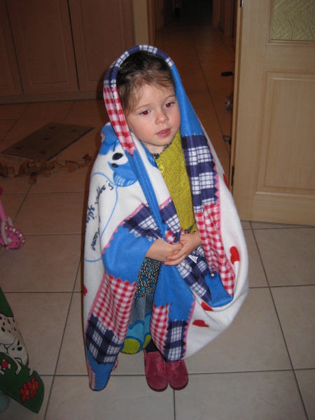 32) Jana is verkleed als de H. Maria