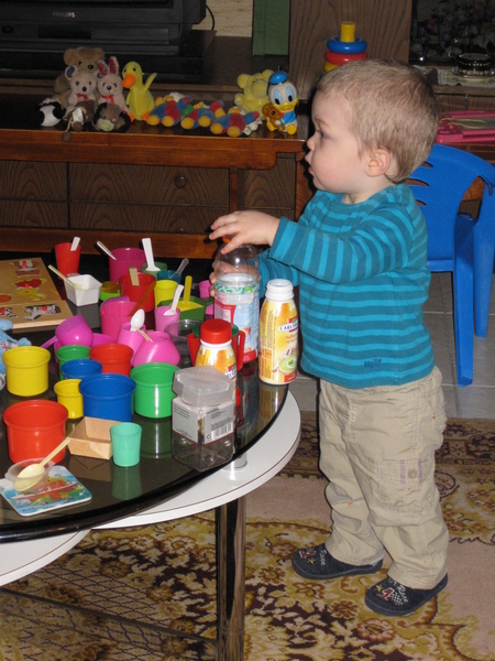 45) Ruben bij de potjes