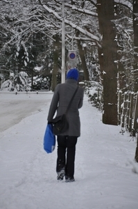 wandelen in de sneeuw