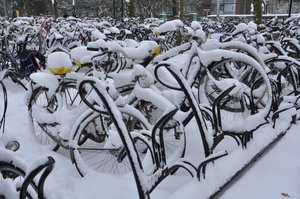 fiets van student station tilburg