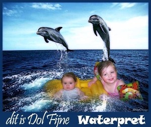 dolfijne waterpret