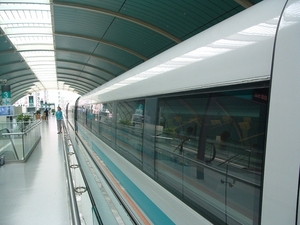 Maglev trainstation