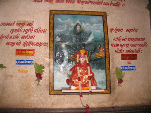 DETAIL IN DE BHUVANESHWARI TEMPEL