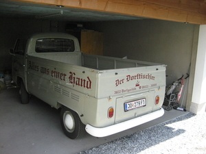 VW busje met open laadbak Dorfgastein