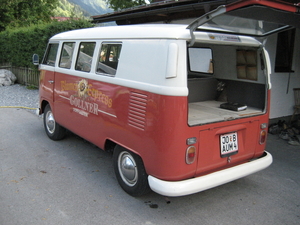 VW busje blumenexpress Dorfgastein