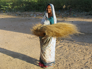 MATERIAAL VOOR HET MAKEN VAN BEZEMS - KUTCH