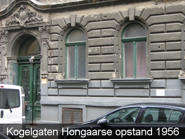 Kogelgaten Hongaarse opstand 1956