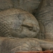 Pollonaruwa - Gal Vihara - liggende boeddha - dtail