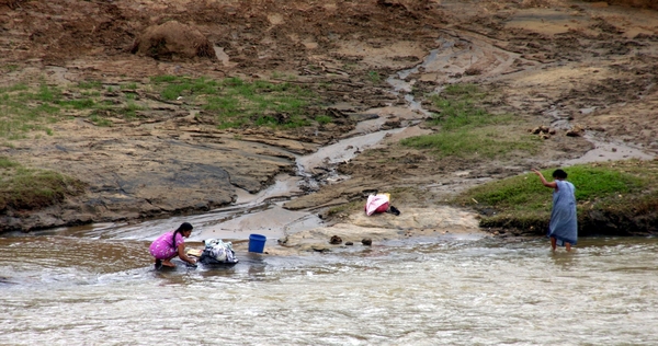 Pinnawela - even de was doen...