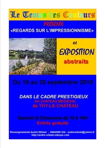 AFFICHE A3 Expo impressionnisme 2010