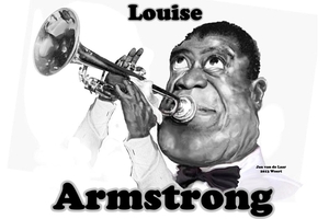 LOUISE ARMSTRONG, KARIKATUUR.