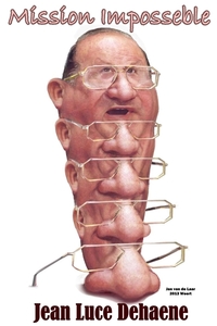 JEAN LUC DEHAENE, KARIKATUUR.