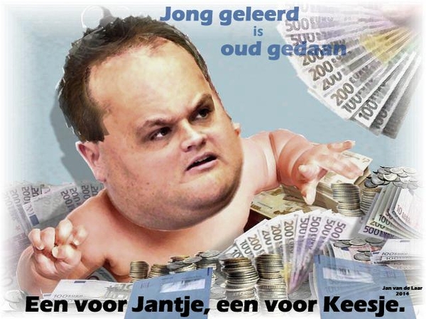 JAN KEES DE JAGER, JONG GELEERD IS OUD GEDAAN, SPREEKWOORDEN, BELASTINGDIENST, JANVANDELAARWEERT.