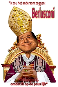 SILVIO BERLUSCONI, KARIKATUUR.