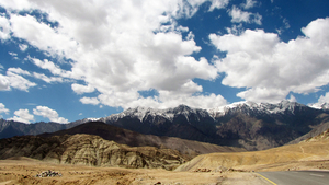 PRACHTIG PANORAMA OP DE ZANSKAR BERGKETEN