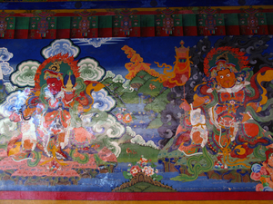 AFBEELDINGEN VAN BODHISATTVA'S IN LAMAYURU